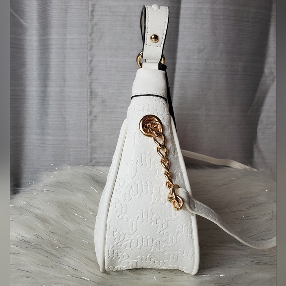 JUICY COUTURE white semi charmed coho crossbody bag - Picture 5 of 8